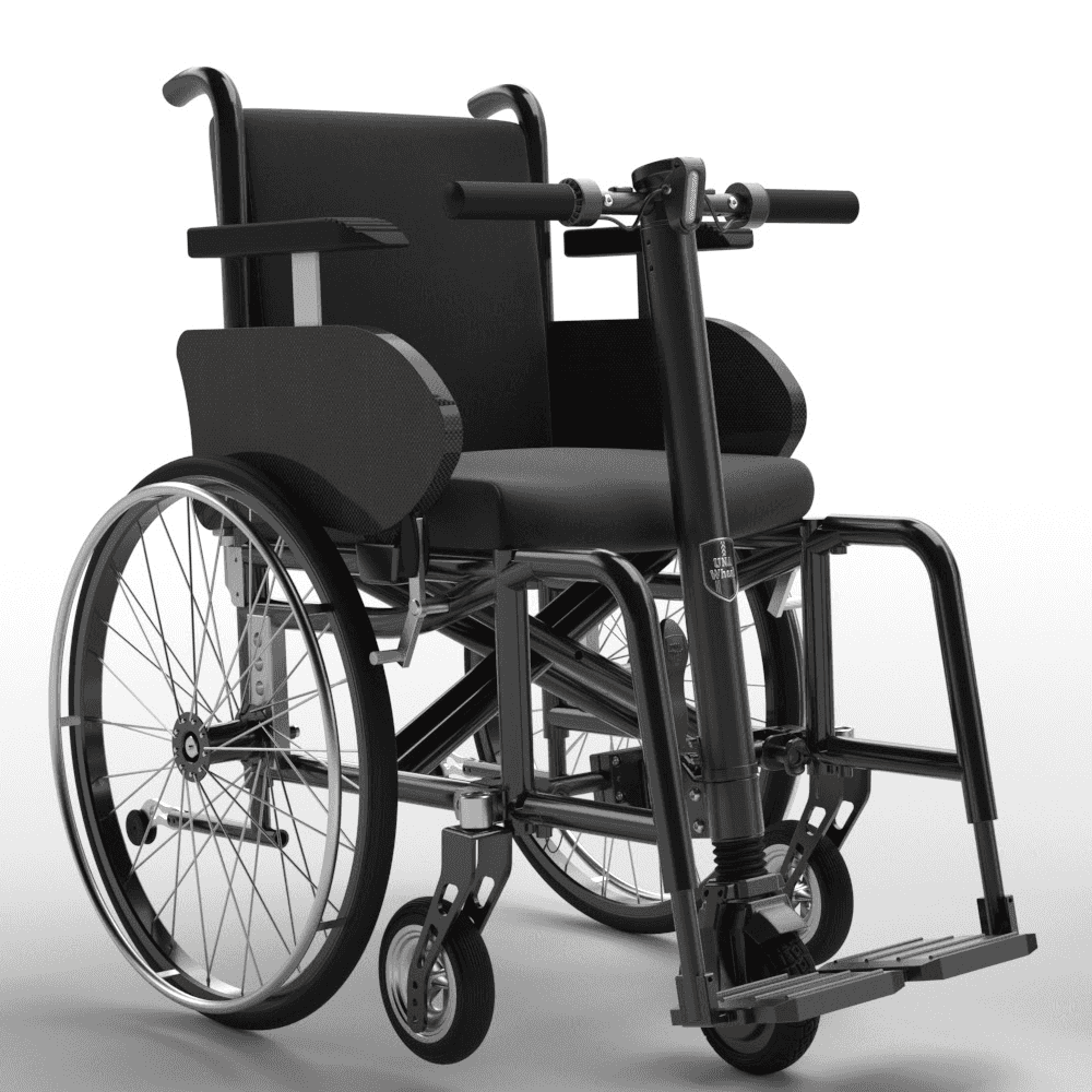 UNAwheel Mini Basic — электроприставка к инвалидной коляске