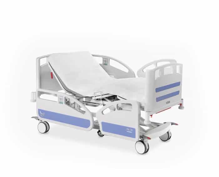 Кровать 4-х секционная электрическая медицинская функциональная Medisa в варианте исполнения Galaxy Mini с принадлежностями