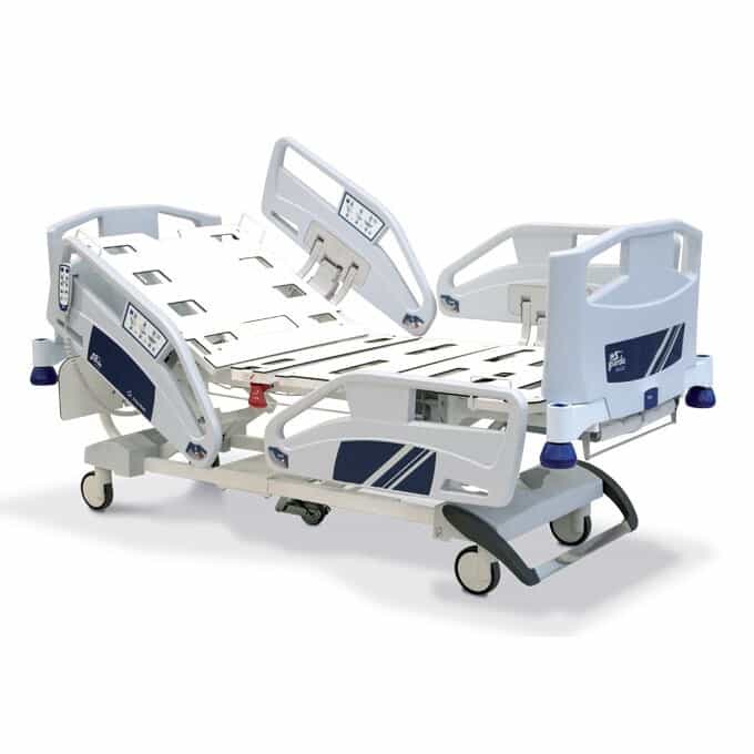 Кровать электрическая 4-х секционная NEWCARE V3 c двумя подъемными механизмами компасного типа